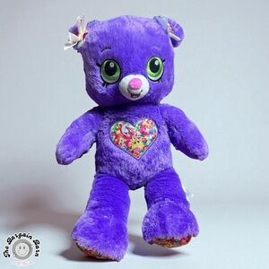 Shopkins × Build-A-Bear Kooky Cookie Purple Plush Teddy Bear Retired 2016 (16”)
